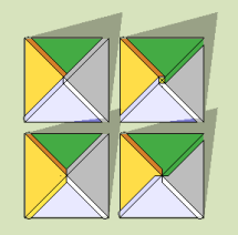 Pyramids with Butted Joints