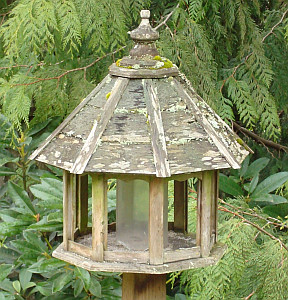 Bird Feeder with 8-sided Pyramid